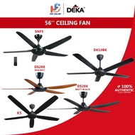 Kronos Kipas Siling By Deka 5 Blade Ceiling Fan (56”) KFF5PGM 5RCF F5P SNF5 DK10 DK10BK DS288 DS 288