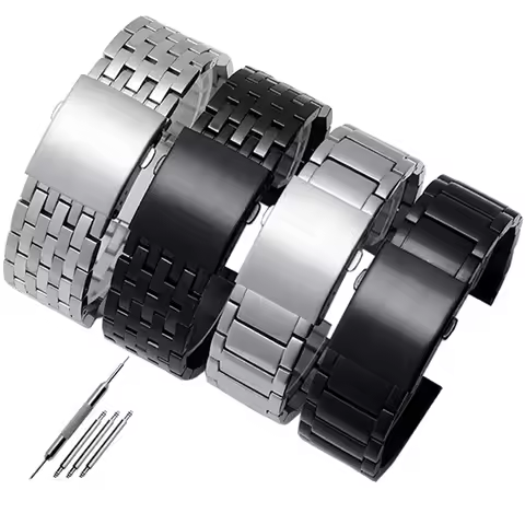 24mm 26mm 28mm 30mm Large Size Stainless Steel Watchband for Die-sel DZ4323 DZ4316 DZ7395 DZ4283 DZ7