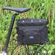 【TikTok】Driving Agent Folding Electric Bicycle Back Rack Bag Carry Bag Mountain Bike Backseat Bag Helmet Bag Riding Rack