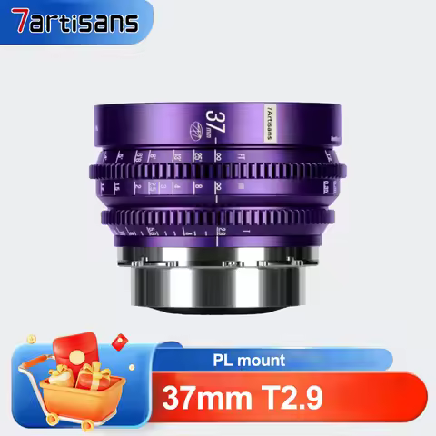 7Artisans Full Frame 37mm T2.9 Manual Focus Art Cine Lens Floral Bloom Fixed Focus Lens for PL mount