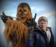 「全數售完」全新從未開封 HOT TOYS STAR WARS : mms376 THE FORCE AWAKENS  HAN SOLO AND CHEWBACCA  Hottoys mms 376