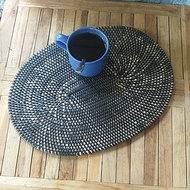 Rattan oval plastic 40x30 cm