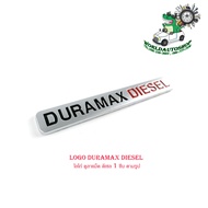 โลโก้ โลโก้ติดรถ logo DURAMAX DIESEL โลโก้ ดูลาแม็ค ดีเซล จำนวน 1 ชิ้น ตามรูป