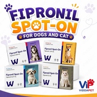 WERVIC Fipronil Spot On Pet Care for Dogs Cats Flea and Lice Management