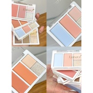 Eunarz Eunarz Four-Color Cheek Palette Eyeshadow Contouring Atmosphere Blush Highlight Brightening M