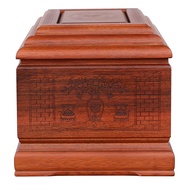 Fu Anxiang Urn Box Solid Wood Ebony Male Female Longevity Box Log Small Coffin Funeral Supplies 3.9