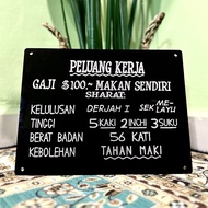 !!️WORK OPPORITE DO RE MI!!️ !!️BLACK PLASTIC ACRYLIC!!️ decorative items work desk decoration