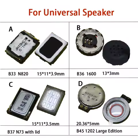 YUXI 1Piece For Universal Speaker B33 N820/B36 1600/B37 N73 With Cover/Nokia B45 1202 Large Speaker 