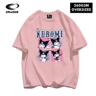 OMOS 260GSM Oversized T-Shirt KUROMI
