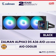 ZALMAN ALPHA2 DS A36 360MM LCD RGB AIO LIQUID COOLER - BLACK (2 Years Warranty)