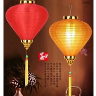 Fabric lantern, fabric bridge 30cm x 35cm red, blue, yellow