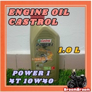 OFFER OFFER  CASTROL ENGINE OIL MINYAK HITAM POWER 1 4T 10W40 FOR MOTORCYCLE BUY 6 BOTOL RM27.00 PER