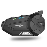 R1-Pro motorcycle helmet bluetooth headset intercom with HD camera recording for helmet intercom