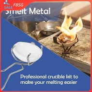 FBSG 25.5CM Stainless Steel Crucible Tong Crucible Clamp Crucible Pliers White Gold Bowl Melting Gol