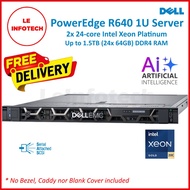 Dell PowerEdge R640 1U Rack Server Intel Xeon Platinum/Gold 512GB DDR4 8x2.5” SFF Used 90 Days Warra