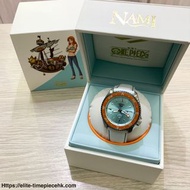 油麻地現時點門市 全新現貨 Seiko 2020 x "ONE PIECE" 海賊王 NAMI "娜美" 精工Sport 5全自動機械表 SRPF63K1 全球限量1500隻紀念版