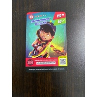 Monsta Galaxy Card Boboiboy Choki Choki