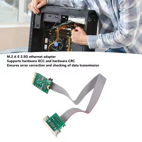 M.2 1000M Ethernet Network Card 10M/1G/100M Single Port RJ45 M.2 A E to RTL8111H Gigabit Ethernet Ca