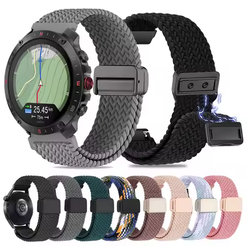 20/22mm Nylon Strap Magnetic Buckle For POLAR Vantage M3 M2 M V3/Ignite 3 2/Polar Grit X X2 Pro Tita