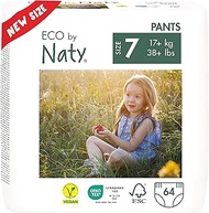 Eco by Naty Pull Ups - Hypoallergenic and Chemical-Free Training Pants, Highly Absorbent and Eco Fri