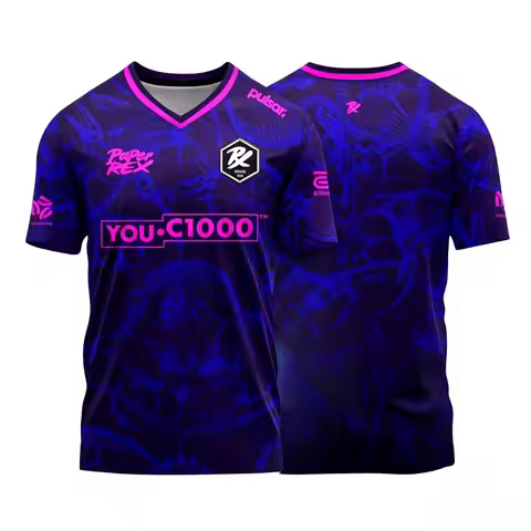 26_27 Paper Rex Valorant Fashion T-shirts Men Esports Team PRX Uniform Jersey Gaming Streetwear Casu