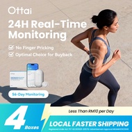 Ottai CGM 4 Boxes Continuous Glucose Monitor No Finger Pricking Blood Glucose Meter Best Value Bundl