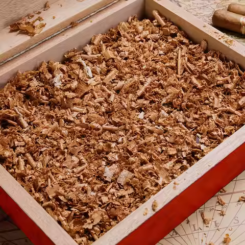 Natural Spanish Cedar Wood Sawdust Humidors, Cedar Wood for COHIBA Cigar Storage, No Cigar Bugs More