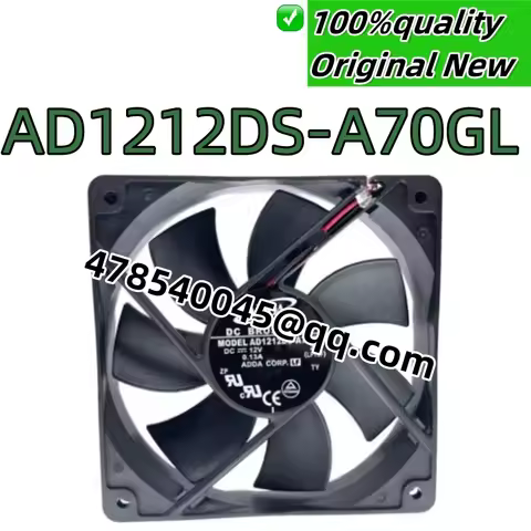 100% New Original ADDA AD1212DS-A70GL DC12V 0.13A 120*120*25MM 12CM ADDA 12025 FAN IN STOCK