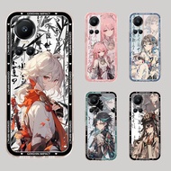OPPO RENO 4 5 6 7 8 5Z 6Z 7Z 8Z PRO PLUS Genshin Impact hu tao Kazuha Casing Soft Case Cover
