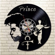 Prince Photo Vintage Vinyl Wall Clock Quartz Wall Clock Antique Style Large Decorative Wall Clocks Vinyl Record Clock-Decorate Your Home with Modern GOT Art