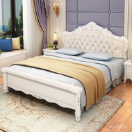 Oak Modern Princess Bed Jane Oak Pastoral Bed Mi 1.8 Wedding Bed European Bed Double Bed Master Bed 