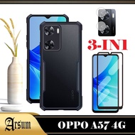 PROMO Case OPPO A57 4G Transparent Sofcase Casing OPPO A57 4G Package 3IN1
