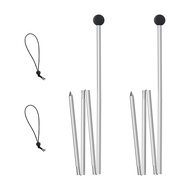 UMARDOO Family Beach Tent Extra Replacement Aluminum Foldable Poles, Portable Telescoping Tent Poles