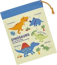 Skater KB62-A Children's Cup Bag, 8.3 x 5.9 inches (21 x 15 cm), Dinosaurus Picture, Made in Japan