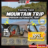 JDEX Vidalido Mountain Trip 8-10 Person Khemah Camping Waterproof Vidalido Camping Tent Kemah