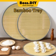 Bamboo Round Dumplings Pad Household Dumpling Placement Bamboo Dumpling Cover Anti-Sticking Dumpling