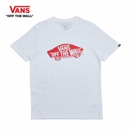 VANS AP M VANS OTW SS TEE-B WHITE/RACING RED เสื้อยืดคอกลม ชาย หญิง