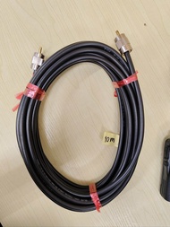 5DFB/TSLสายนำสัญญาณวิทยุสื่อสารพร้อมขั้วPL259-PL259