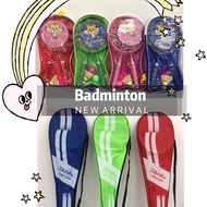 Children's and adult badminton racket double racket kid toy baby super light racket