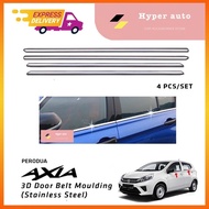 Perodua Axia Chrome Window Trim/Lining/Door Belt Moulding Axia accessories