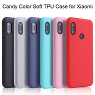 Candy Color Cases for Xiaomi Mi A2 Lite A1 A2 A3 mi 9t Mi9t pro Mi CC9 cc9e silicone case on xaomi Mi Note 2 3 Back Cover Soft Case