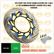 RPD X-MAX FLOATING FRONT DISC ROTOR PACKAGE + 300MM BLUE BRACKET