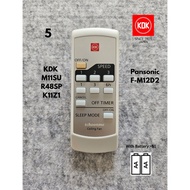 KDK remote controller with FREE Protective Cover for M11SU, R48SP, K11Z1 & Panasonic F-M12D2 (5)