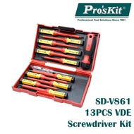 Pro'skit SD-V861 13PCS VDE Screwdriver Kit