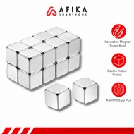 Neodymium Cube Magnet Square Strong Magnet Cube 8x8x8mm 20PCS