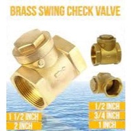 BRASS NON RETURN VALVE CHECK VALVE ONE WAY VALVE 1-1/2" 2"