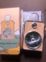 迷你復古噴霧風扇