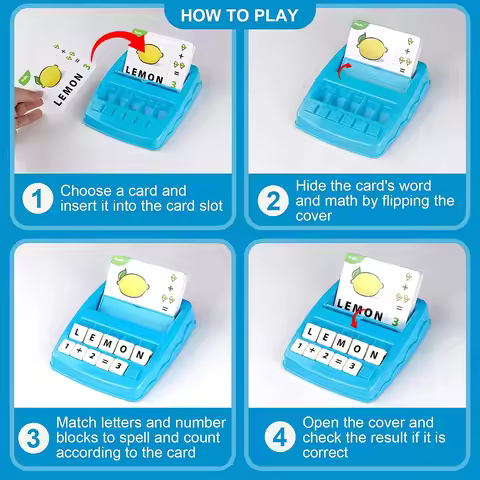 Children's educational toys supporting alphabet arithmetic games for boys girls 4-12 years old gift