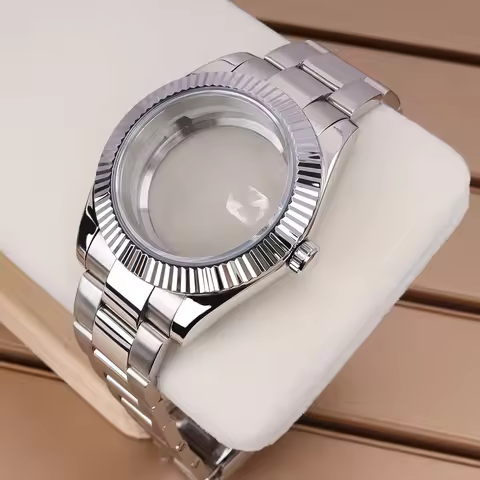 39mm/36mm Fluted Watch Case Sapphire Glass For Datejust Air King Oyster NH35 NH36 NH38 NH34 NH70 Miy