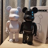 bearbrick400%Bearbrick Violent Bear White MoldDIYMaterial Coloring Hand-Made Model Toy Decoration Doll